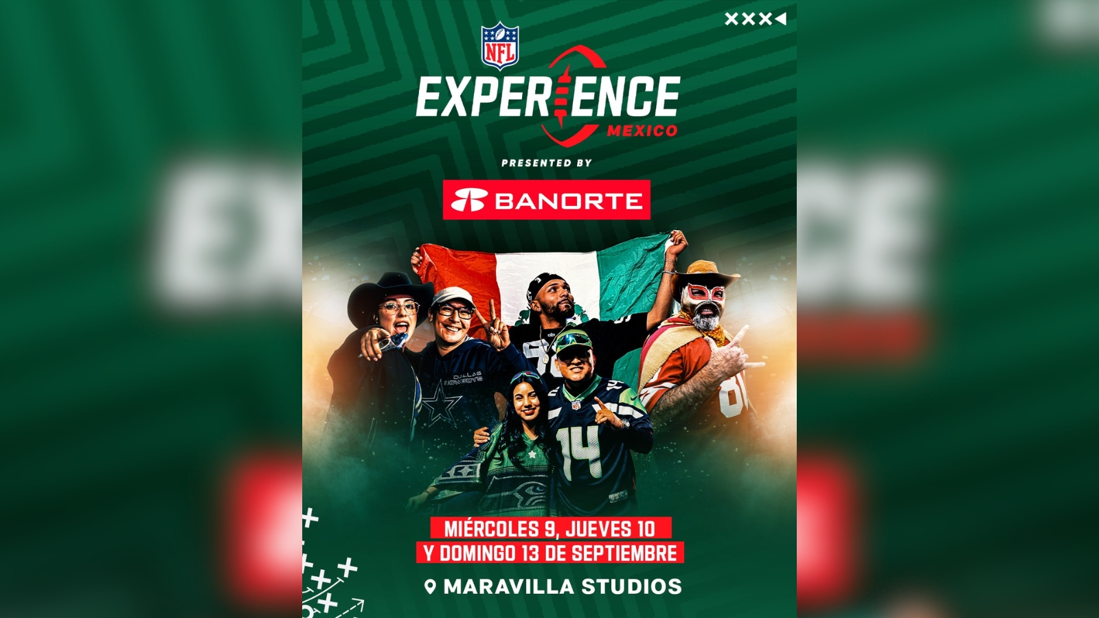 NFL Experience Mexico: cómo vivir gratis el kickoff de la Temporada 2026 en CDMX