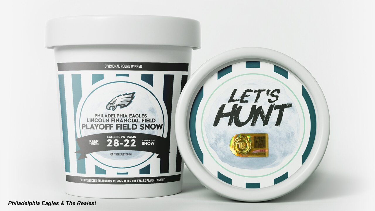 ¿La comprarías? Los Eagles venden nieve de su victoria de la Ronda Divisional NFL
