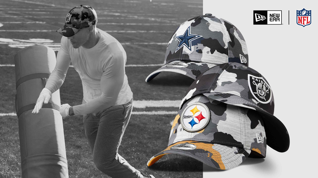 New Era NFL Training, gorra varios diseñosh Steelers