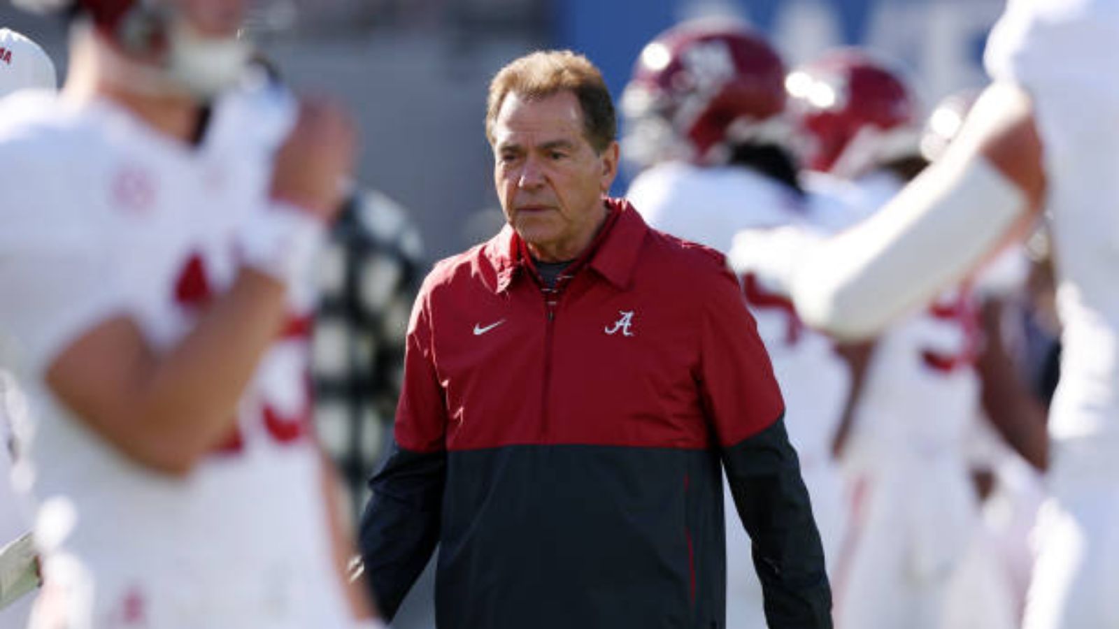 Nick Saban con la Universidad de Alabama en enero de 2024. Foto: Getty Images. 