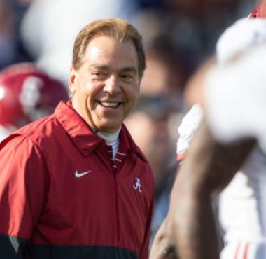 Nick Saban con la Universidad de Alabama en noviembre de 2023. Foto. Getty Images.
