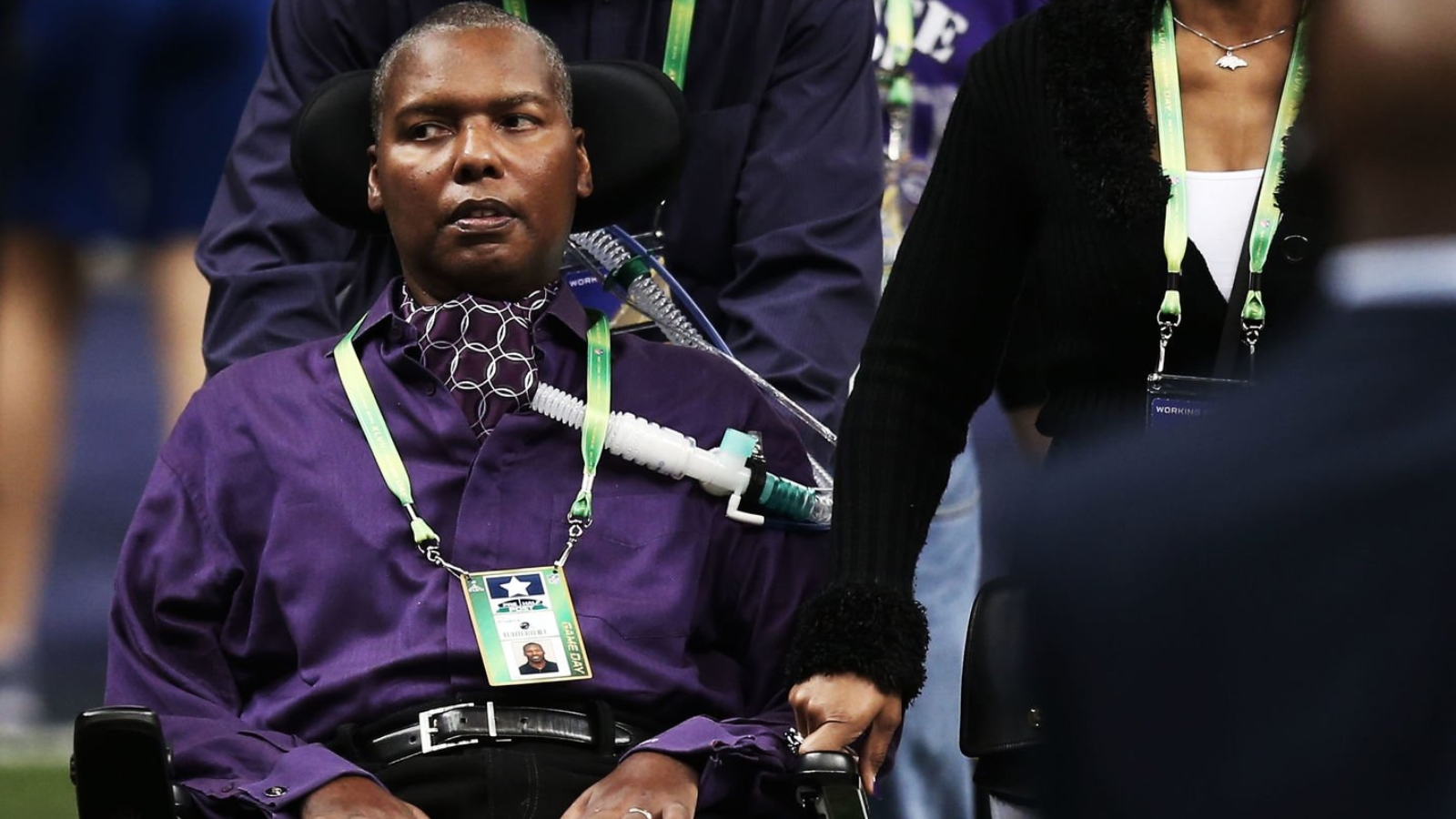 O.J. Brigance, ejecutivo de los Baltimore Ravens. Foto: Getty Images.