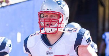 OG Jordan Devey con los New England Patriots en octubre de 2014. Foto: Getty Images.