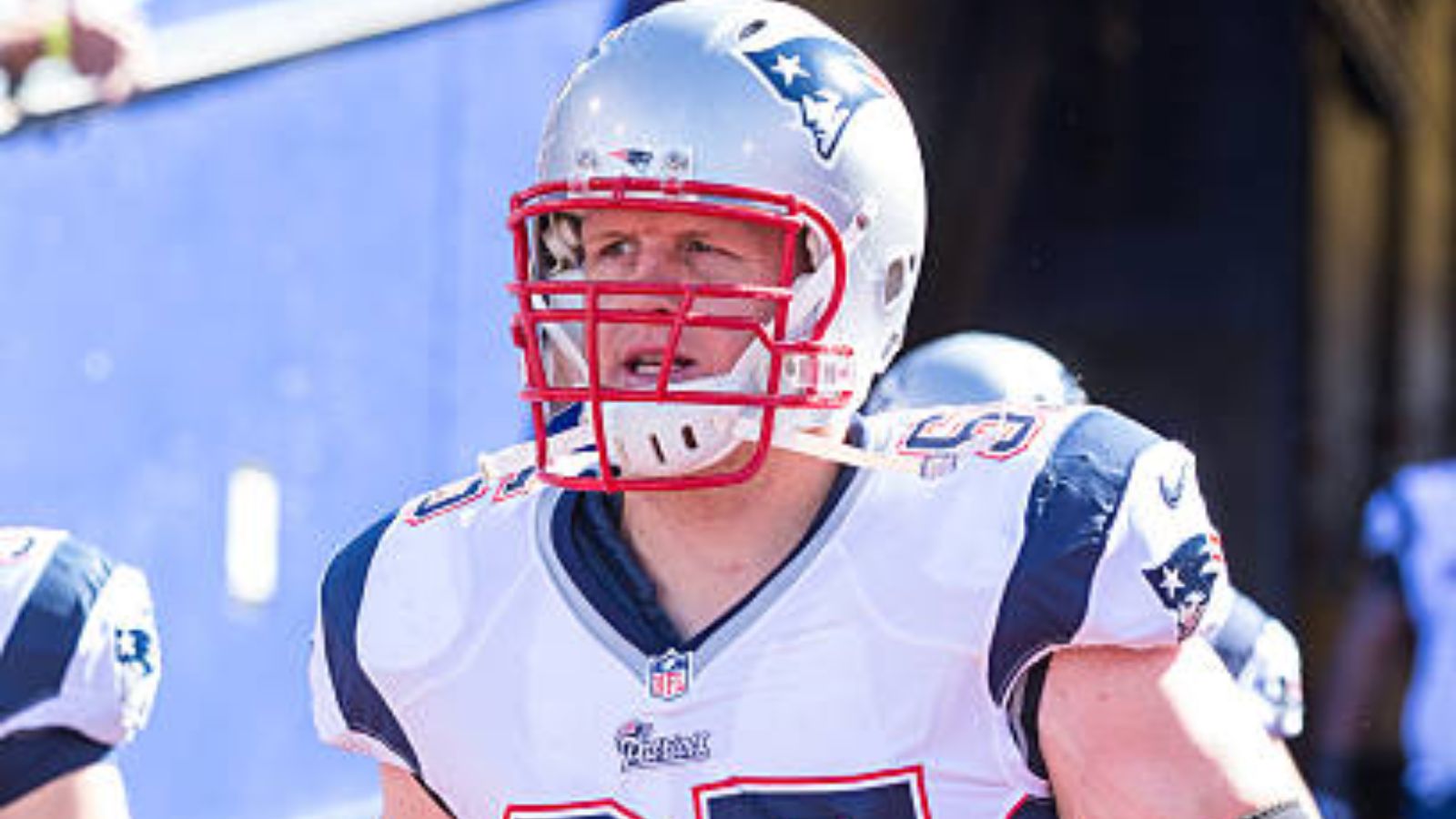 OG Jordan Devey con los New England Patriots en octubre de 2014. Foto: Getty Images.