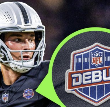 Parches NFL en uniformes de novatos