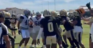 Pelea en práctica conjunta entre Cowboys y Saints