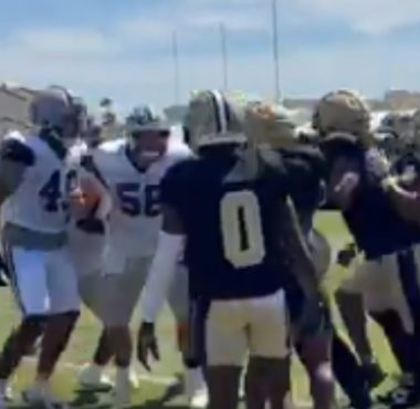 Pelea en práctica conjunta entre Cowboys y Saints
