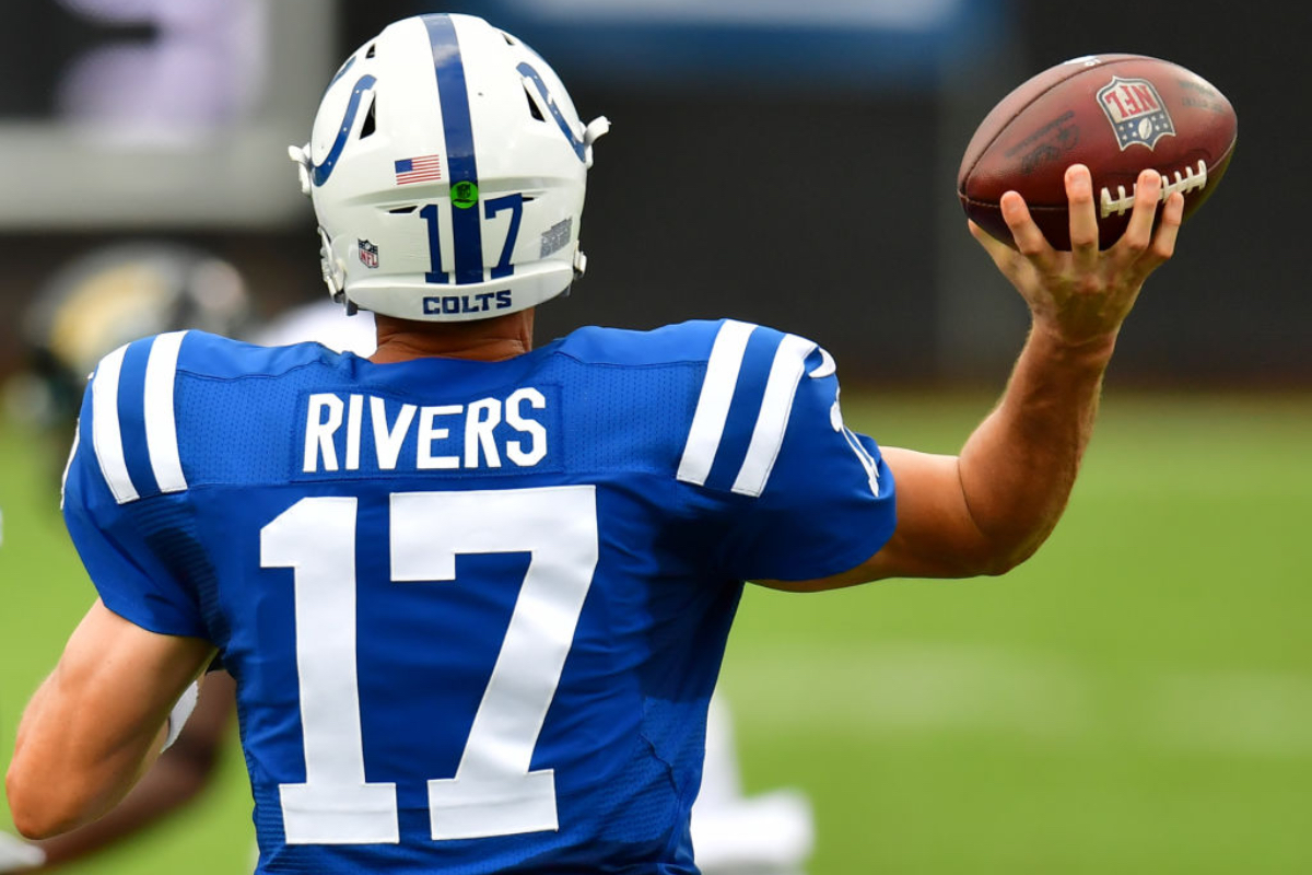 QB Philip Rivers con los Colts