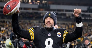 QB Aaron Rodgers, Pittsburgh Steelers. Foto: Getty Images.