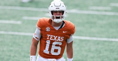 QB Arch Manning, Universidad de Texas. Foto: Getty Images.