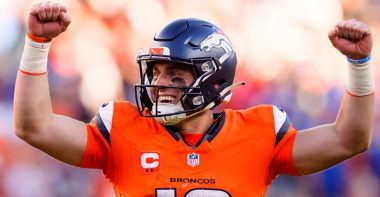 QB Bo Nix, Denver Broncos. Foto: Getty Images