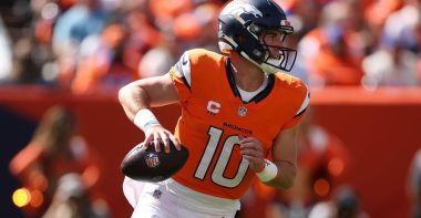 QB Bo Nix, Denver Broncos. Foto: Getty Images.