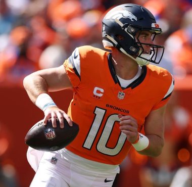 QB Bo Nix, Denver Broncos. Foto: Getty Images.
