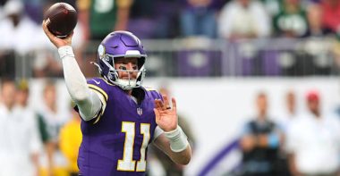 QB Carson Wentz, Minnesota Vikings. Foto: Getty Images.