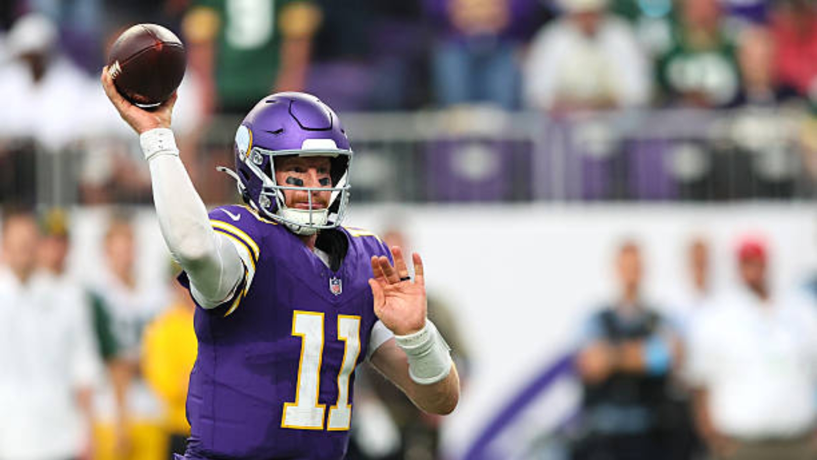 QB Carson Wentz, Minnesota Vikings. Foto: Getty Images.