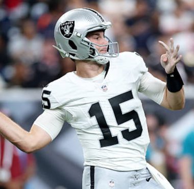 QB Fernando Mendoza, Las Vegas Raiders. Foto: Getty Images.