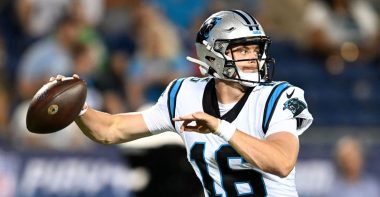 QB Haynes King, Carolina Panthers. Foto: Getty Images.