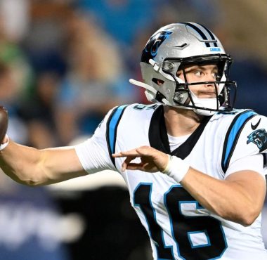 QB Haynes King, Carolina Panthers. Foto: Getty Images.