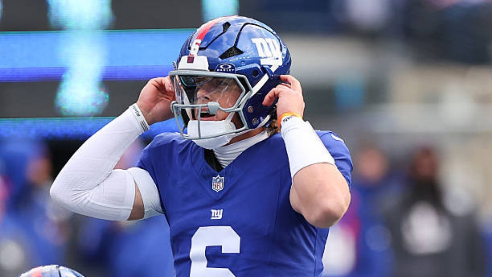 QB Jaxson Dart, New York Giants. Foto Getty Images.