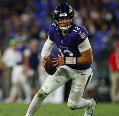 QB Joe Fagnano, Baltimore Ravens. Foto: Getty Images.