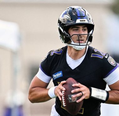 QB Joe Fagnano, Baltimore Ravens. Foto: Getty Images.