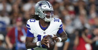 QB Joe Milton III, Dallas Cowboys. Foto: Getty Images.