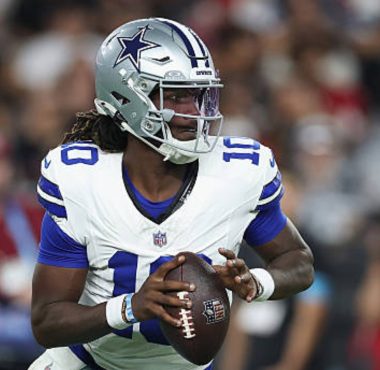 QB Joe Milton III, Dallas Cowboys. Foto: Getty Images.