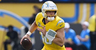 QB Justin Herbert, Los Angeles Chargers. Foto: Getty Images