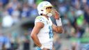 QB Justin Herbert, Los Angeles Chargers. Foto: Getty Images.