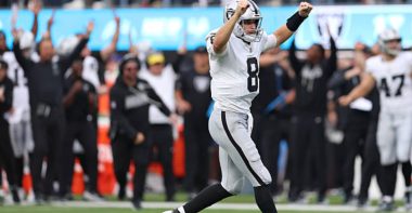 QB Kirk Cousins, Las Vegas Raiders. Foto: Getty Images.