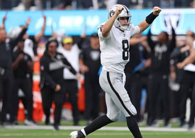QB Kirk Cousins, Las Vegas Raiders. Foto: Getty Images.