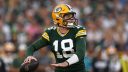 QB Kyle McCord con los Green Bay Packers. Foto: Getty Images.