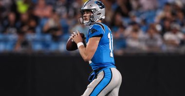 QB Kyle Trask con los Carolina Panthers. Foto: Getty Images.