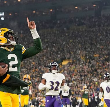 QB Malik Willis con los Green Bay Packers. Foto: Getty Images.