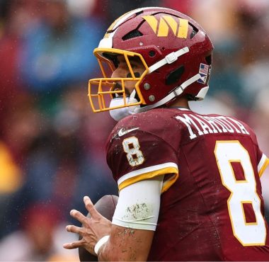 QB Marcus Mariota, Washington Commanders. Foto: Getty Images.