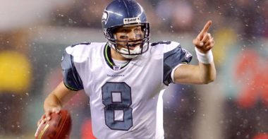 QB Matt Hasselbeck con los Seattle Seahawks en diciembre de 2005. Foto: Getty Images.