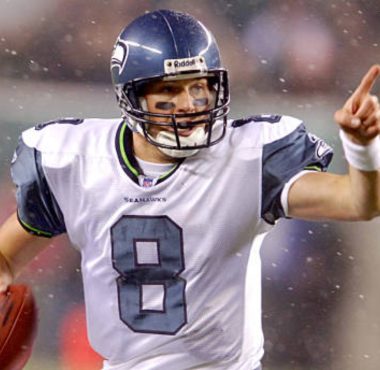 QB Matt Hasselbeck con los Seattle Seahawks en diciembre de 2005. Foto: Getty Images.
