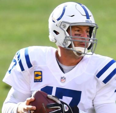 QB Philip Rivers con los Indianapolis Colts en diciembre del 2020.
