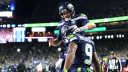 QB Sam Darnold y RB Kenneth Walker III, Seattle Seahawks. Foto Getty Images