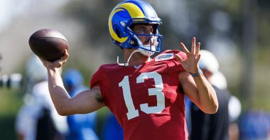 QB Stetson Bennett IV, Los Anegels Rams. Foto: Getty Images.