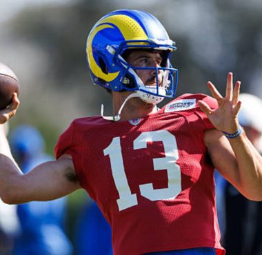 QB Stetson Bennett IV, Los Anegels Rams. Foto: Getty Images.