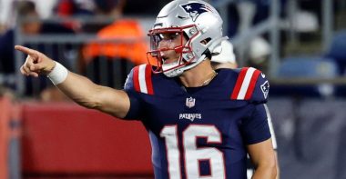 QB Tommy DeVito, New England Patriots. Foto: Getty Images.