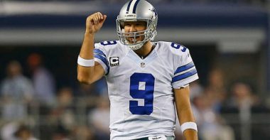 QB Tony Romo con los Dallas Cowboys en 2014. Foto: Getty Images.