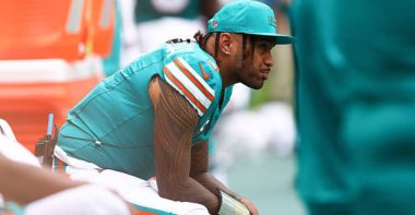 QB Tua Tagovailoa con los Miami Dolphins. Foto: Getty Images.