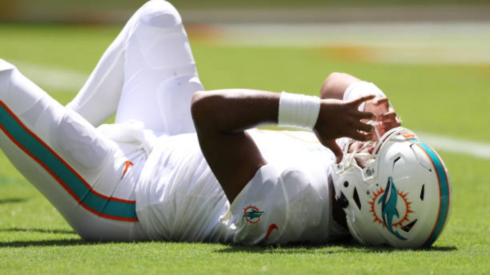 QB Tua Tagovailoa con los Miami Dolphins en 2022. Foto: Getty Images. 