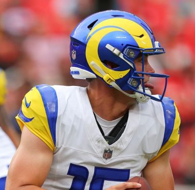 QB Ty Simpson, Los Angeles Rams. Foto: Getty Images.