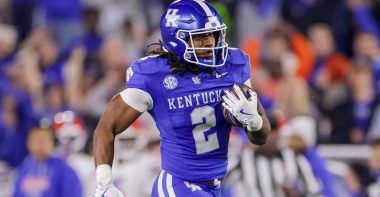 RB Dante Dowdell con la Universidad de Kentucky en noviembre del 2025
