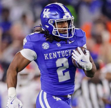 RB Dante Dowdell con la Universidad de Kentucky en noviembre del 2025