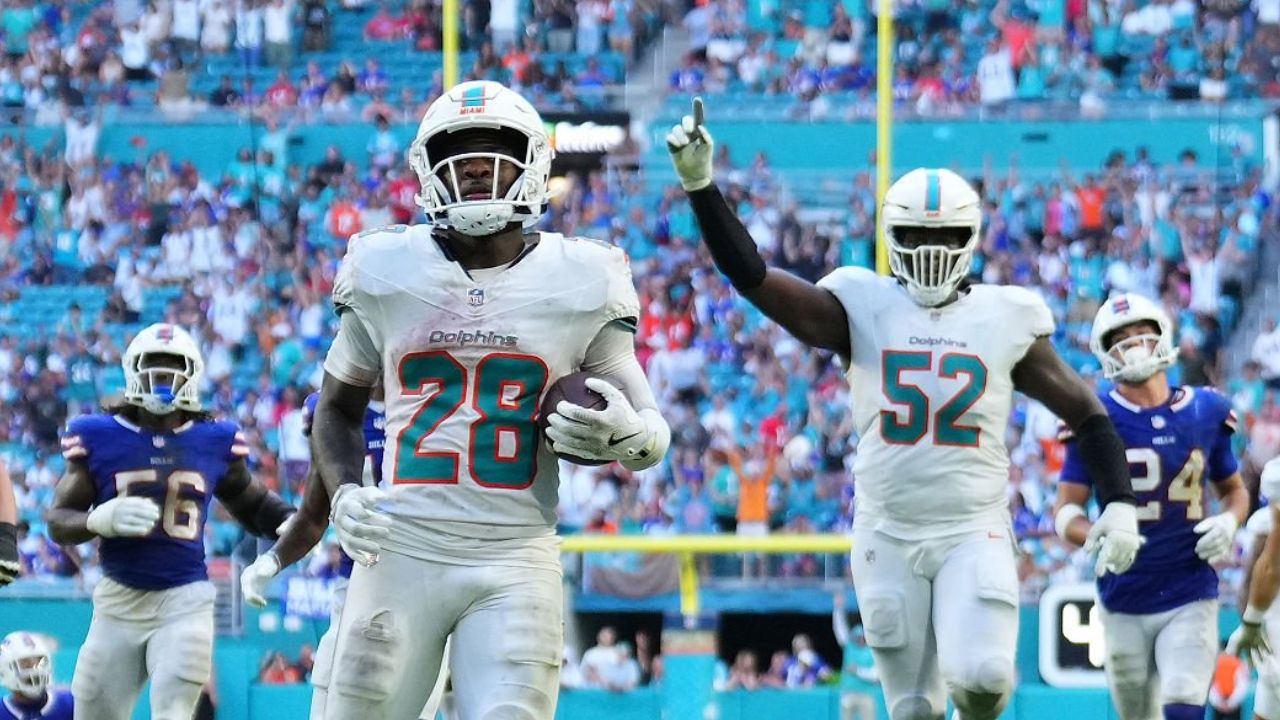 Los Dolphins dan la cara contra los Bills, de la mano de un De'Von Achane imparable