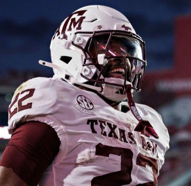 RB EJ Smith, Universidad de Texas A&M. Foto: Getty Images.